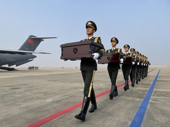 S Korea returns 25 remains of Chinese soldiers killed in Korean War