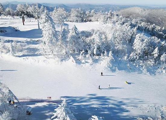 Dreamlike rime scenery in NE China