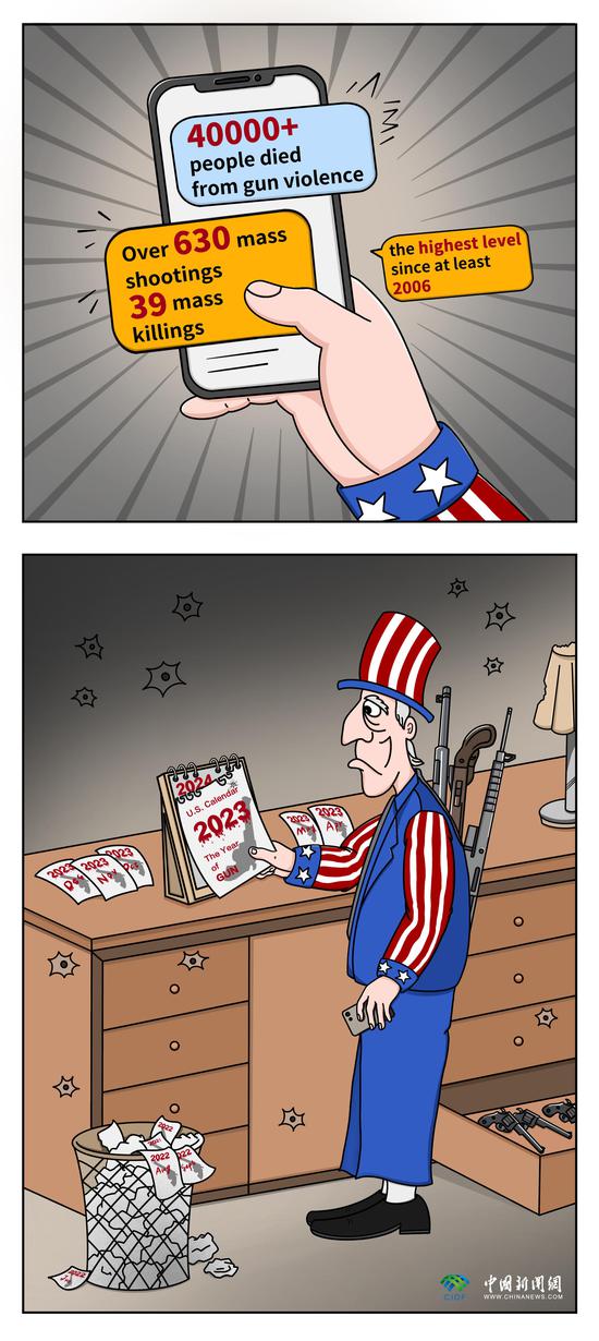 Comicomment: Tragic wave of mass shootings set grim U.S. record