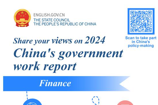 Share your views on China's 2024 government work report on finance