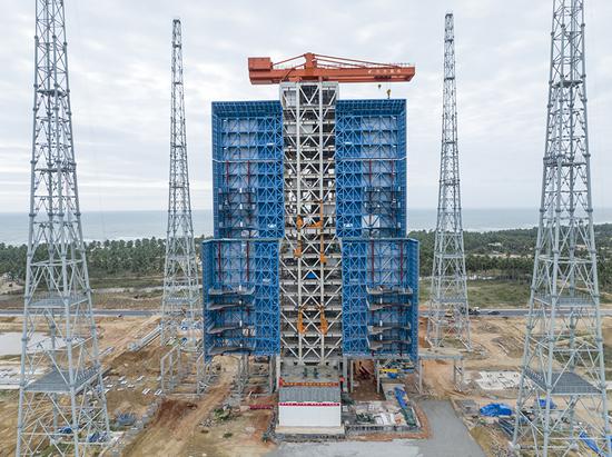 Hainan space center welcomes first commercial launch pad