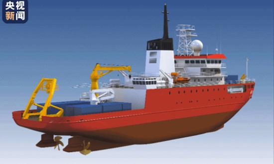 China's domestically built icebreaker makes debut