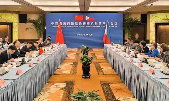 Photo: Eighth meeting of the China-Philippines Bilateral Consultation Mechanism on the South China Sea (Photo/Website of Chinese Foreign Ministry)