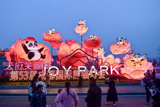 Lantern show lights up Chengdu