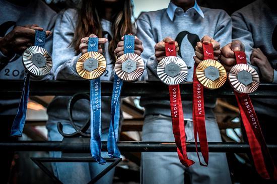 Medals for Paris 2024 Olympics unveiled
