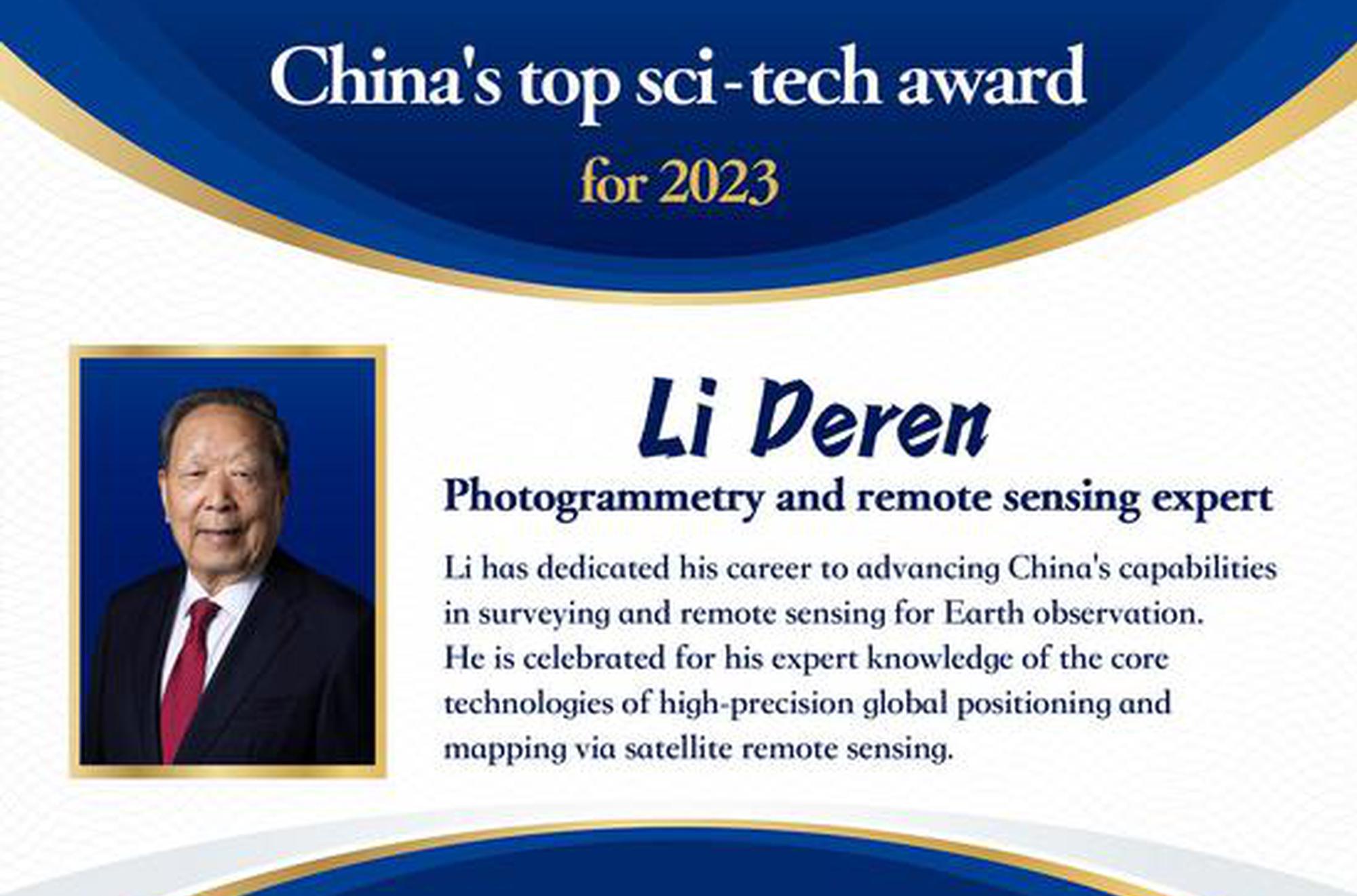 Two scientists win China's top sci-tech award for 2023