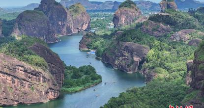 Breathtaking scenery of Luxi River in East China's Jiangxi