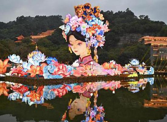 Lanterns illuminate Greater Bay area ahead of Spring Festival