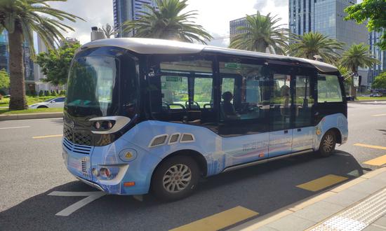 South China's Guangzhou launches self-driving services linking downtown with train station, airport