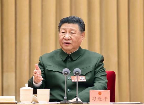 Xi calls for successful conclusion of five-year plan for military development