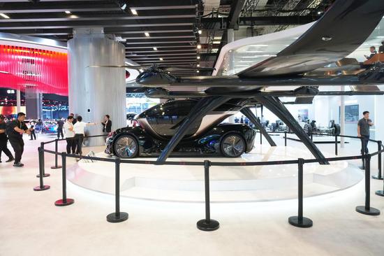 Flying cars grab spotlight at Auto Shanghai 2025