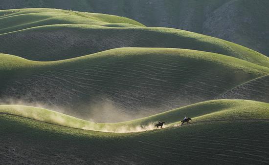 Natural scenery of Kalajun Grassland in Xinjiang