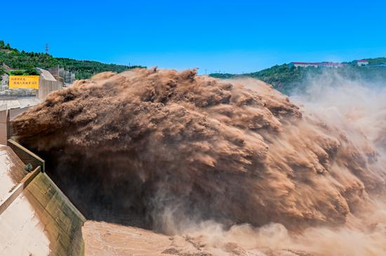 Xiaolangdi Reservoir on the Yellow River braces for flood season