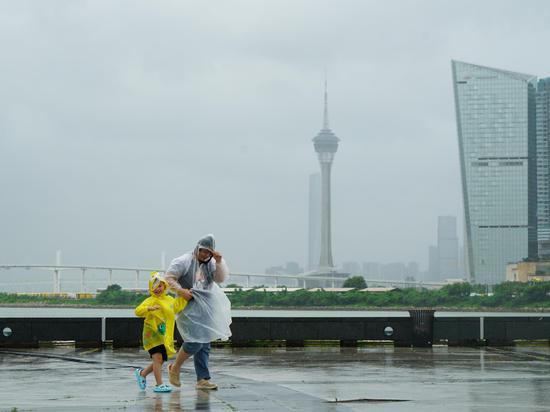 Typhoon Wipha moves away from Macao SAR