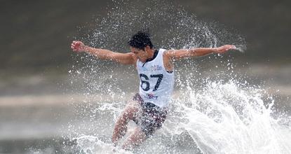 China's Chun Hin Harry Cheng wins bronze at men's wakesurf skim final of World Games 2025