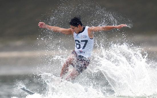 China's Chun Hin Harry Cheng wins bronze at men's wakesurf skim final of World Games 2025