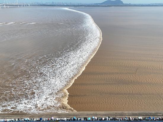Qiantang River enters best tide-viewing season