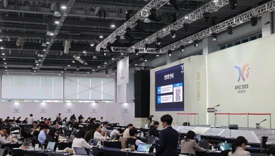 Exploring APEC international media center in South Korea's Gyeongju