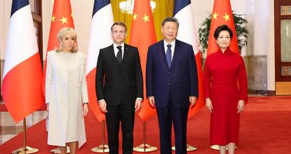Chinese, French leaders vow to strengthen bilateral cooperation