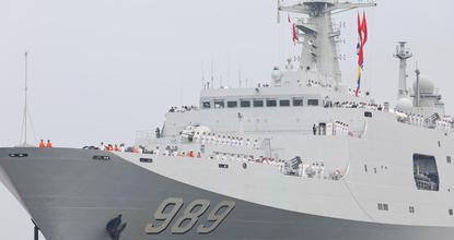 Chinese PLA Navy's 989 Task Group arrives in Indonesia for four-day visit