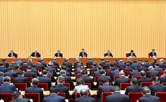 Xi Jinping, general secretary of the Communist Party of China Central Committee, Chinese president and chairman of the Central Military Commission, delivers an important speech at the annual Central Economic Work Conference in Beijing, capital of China. The conference was held in Beijing from Wednesday to Thursday. (Xinhua/Xie Huanchi)