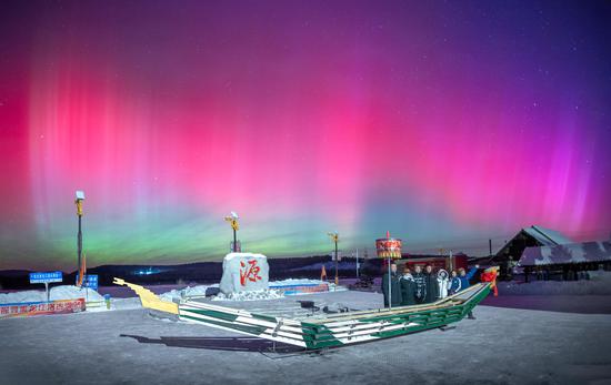 Exploring brilliant aurora borealis in NE China