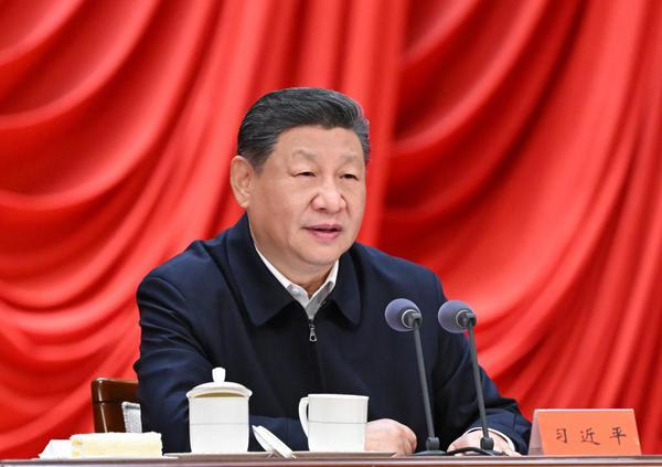 Chinese President Xi Jinping, also general secretary of the Communist Party of China (CPC) Central Committee and chairman of the Central Military Commission, addresses the opening of a study session at the Party School of the CPC Central Committee (National Academy of Governance) for principal officials at the provincial and ministerial level, Jan. 20, 2026. (Xinhua/Xie Huanchi)