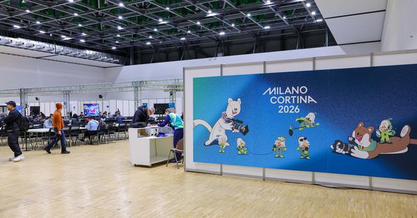 Exploring main media center at Milan-Cortina 2026