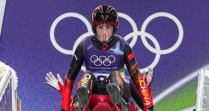 China's luge women's doubles sets best result at Milan-Cortina