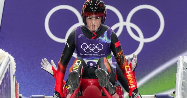 China's luge women's doubles sets best result at Milan-Cortina