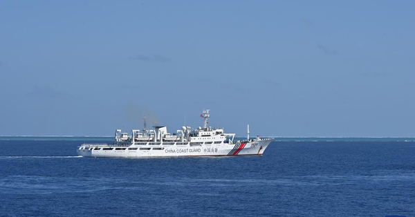 China coast guard patrols Huangyan Dao