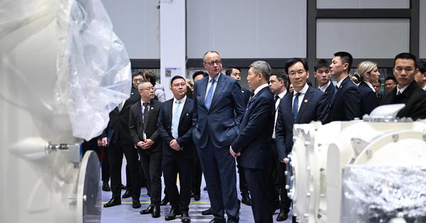 German Chancellor Merz visits Siemens Energy during his visit to China