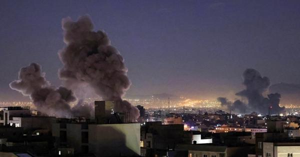 Smoke rises in Tehran amid U.S.-Israel attacks