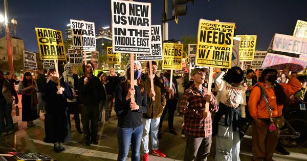 Protests held across the U.S. against American, Israeli attacks on Iran