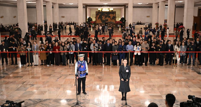 NPC deputies attend group interview ahead of closing meeting of annual session