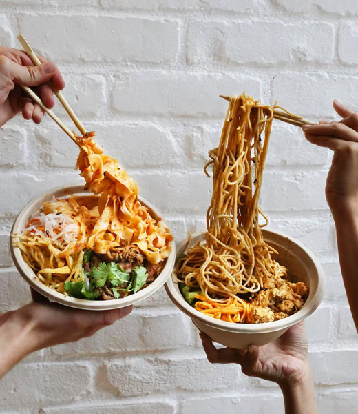 Junzi Kitchen's homestyle noodle dishes offer American diners a taste of contemporary Chinese cuisine. (Photo provided to China Daily)
