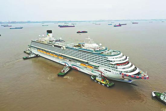 Second Chinese-built large cruise ship to sail soon