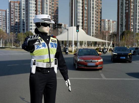 China's robot police patrol cities during Labor Day holiday, signaling AI-powered urban governance