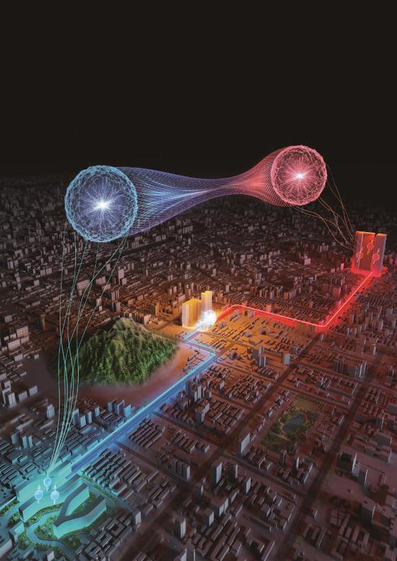 Scientists at the University of Science and Technology of China have successfully deployed a multi-mode quantum relay network, achieving matter-matter entanglement over 14.5 kilometers. (Photo courtesy of Xinhua)