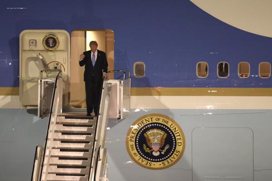 Trump arrives in Beijing for state visit to China
