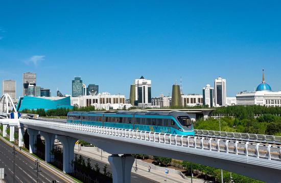 Chinese-built Astana light rail begins operations