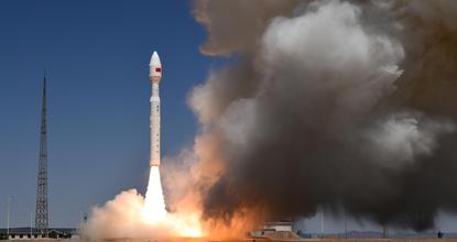 China's rocket launches 8 satellites into orbit