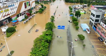 Flood relief efforts continue in Guangxi