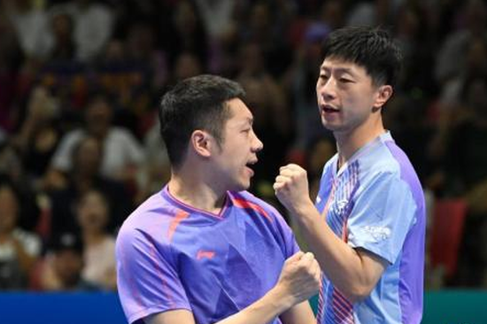 Ma Long, Xu Xin win men's doubles as Kuai Man claims two titles