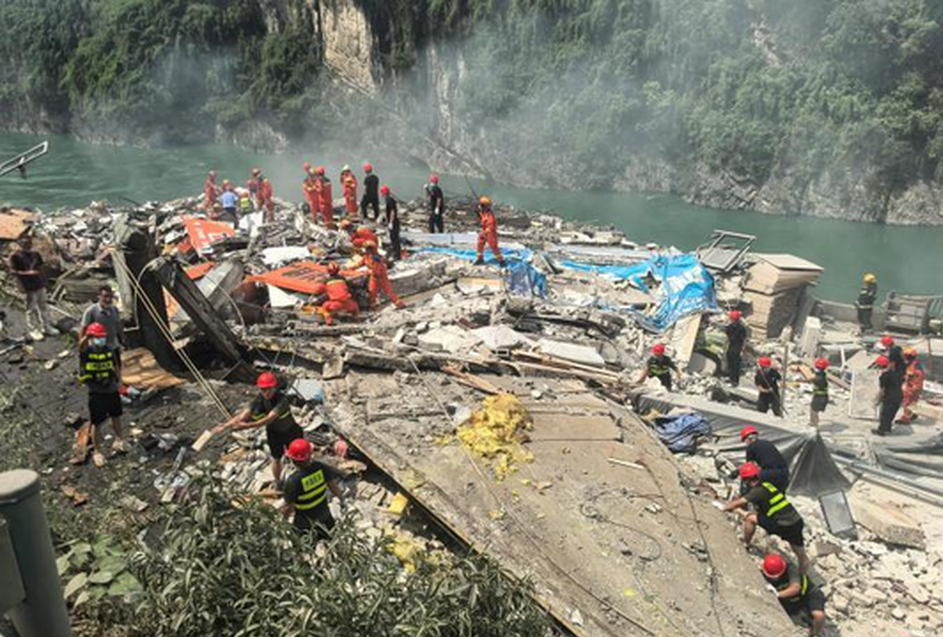Death toll rises to 51 in SW China's Chongqing mountain collapse, 10 still missing
