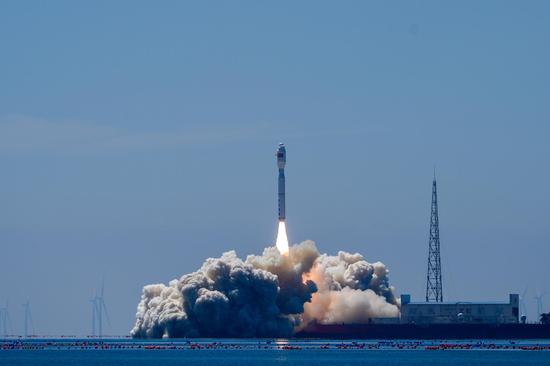 China's Smart Dragon-3 rocket launches 2 satellites