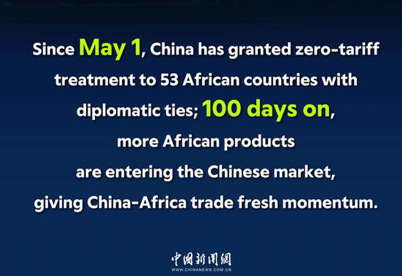 In Numbers: 53 Countries, 100 days, zero tariff