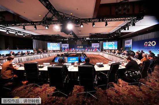 Finance ministers convene during a plenary session on sovereign debt at the G20 Finance Ministerial in Asheville, N.C., Tuesday, Sept. 1, 2026.
