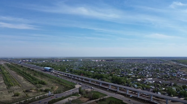 Astana's light rail system, Central Asia’s first urban light rail. (Video screenshot)
