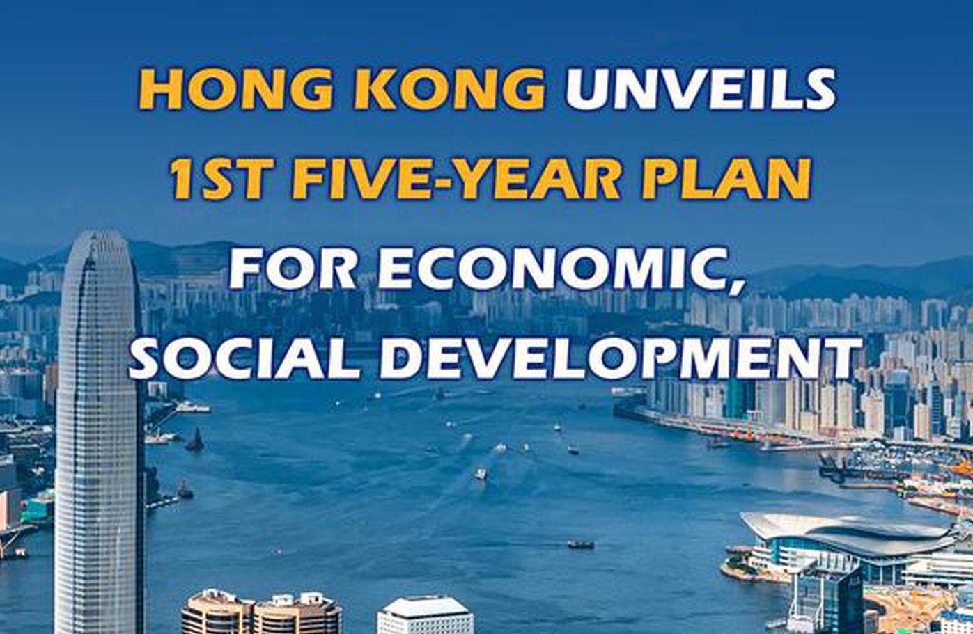 Hong Kong unveils 1st five-year plan for economic, social development